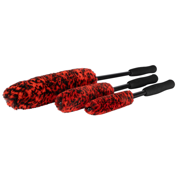 WHEEL WOOLIES COMBO Set spazzole cerchi morbide