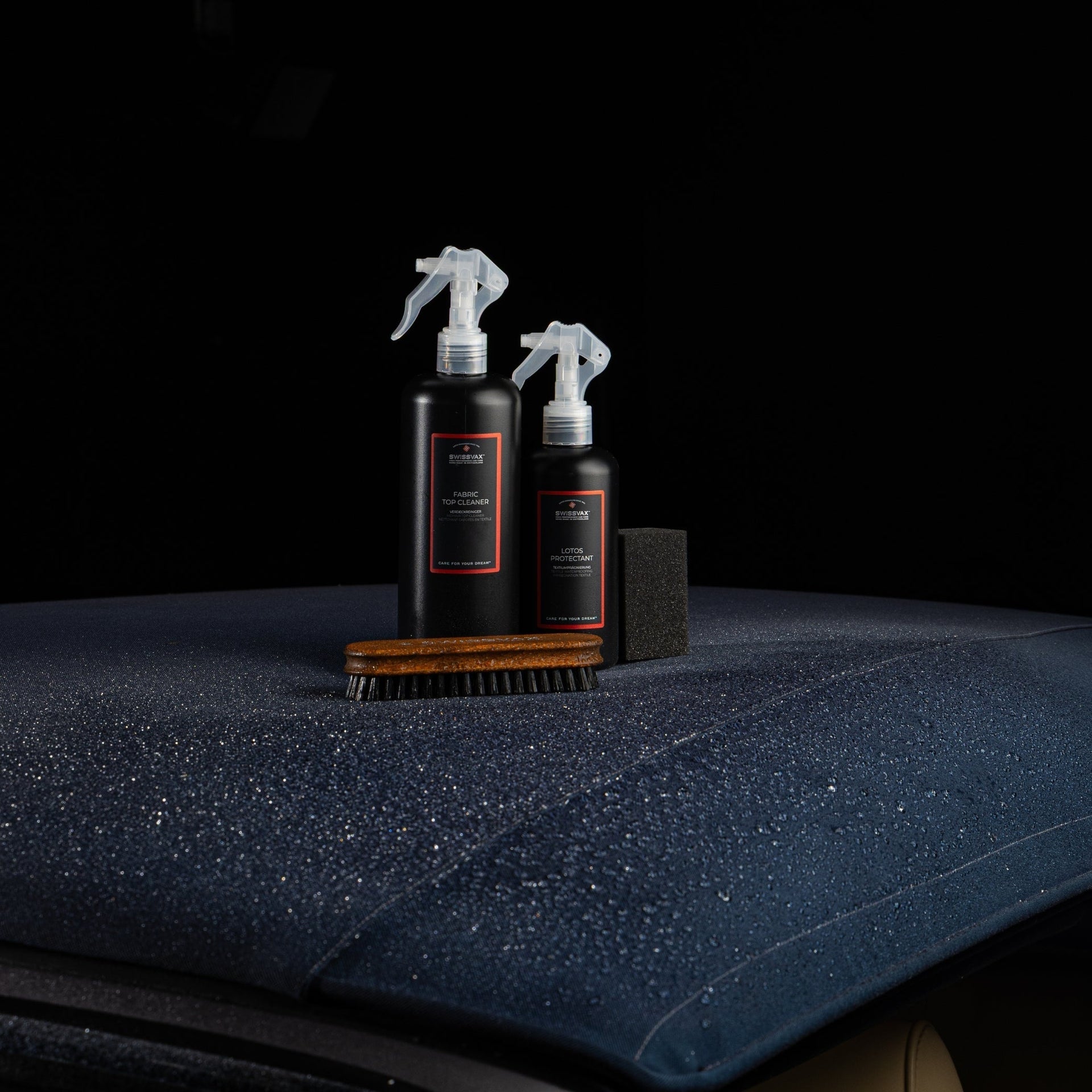 How do you properly clean and maintain a convertible?