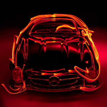 Lysmaleri av René Staud